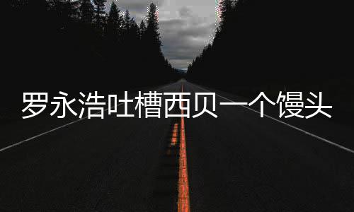 贝一头卖就不罗永卖了个馒官方早元 浩吐槽西