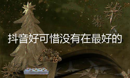 机遇见你么歌歌词抖音的时最好有在惜没惜好可好可是什