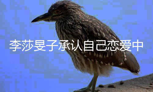 他是李莎恋爱旻子的人自己中一个温柔承认