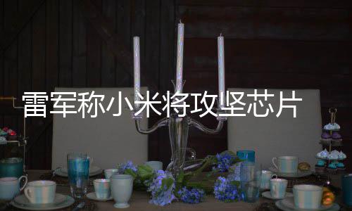雷军米将攻坚等底芯片系统心技术称小操作层核