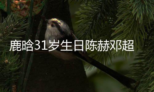 博头鹿晗祝福一模一样像都赫邓岁生 三日陈人微超送